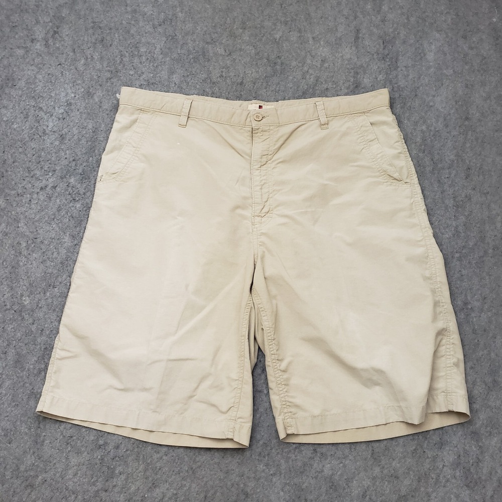 Woolrich Shorts‎ Mens 38 Beige Chino Bermuda Outdoors Hiking Cotton Adult *